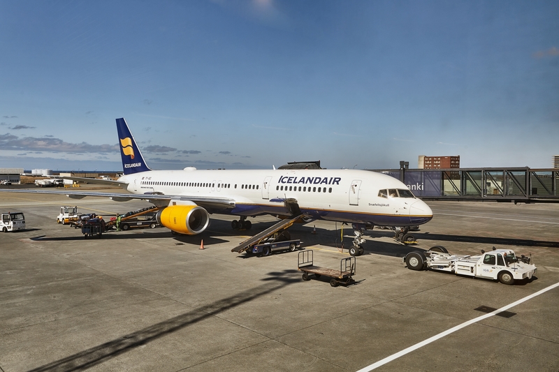 KEF Airport is a hub for Icelandair.